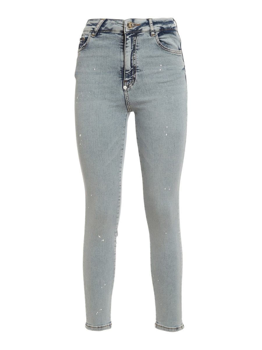 Philipp Plein Jean Skinny - Clair Délavé