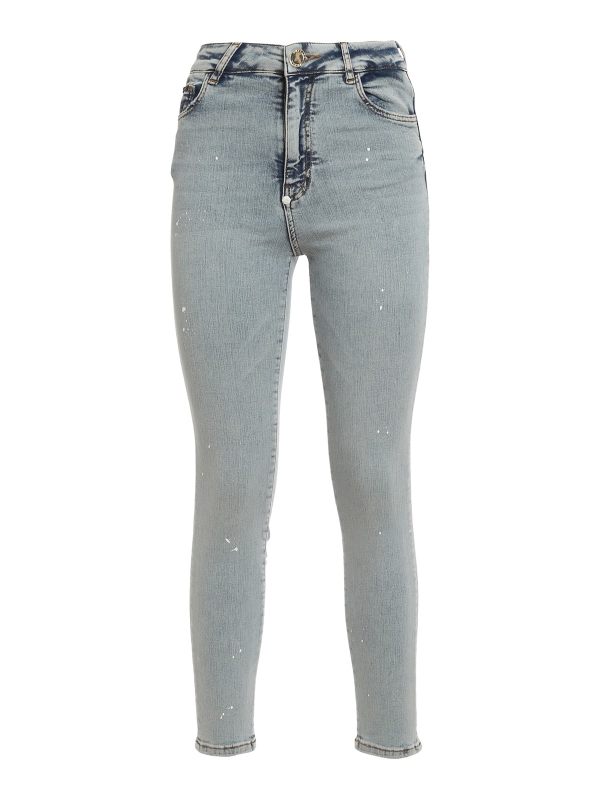 Philipp Plein Jean Skinny - Clair Délavé