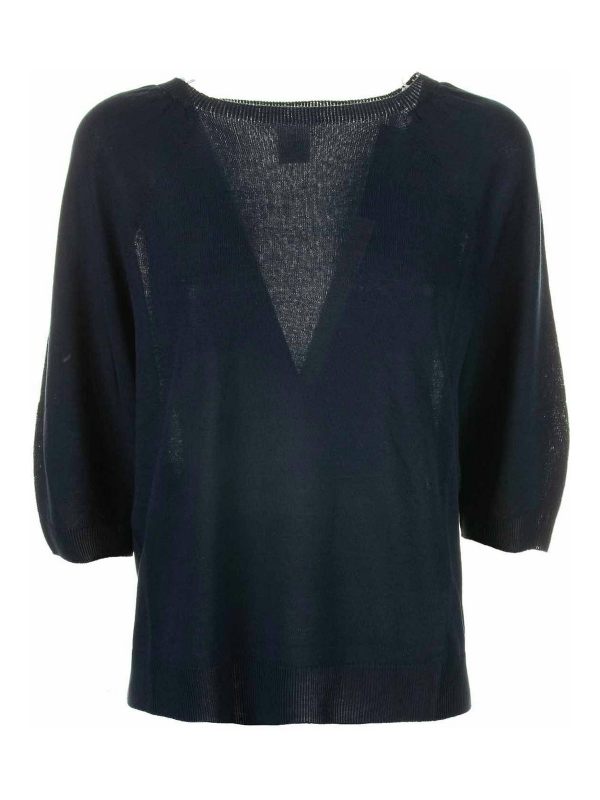 Kangra Cashmere T-Shirt - Bleu