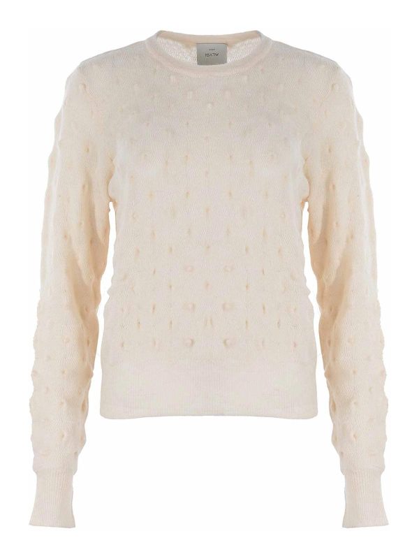 Alysi Pull Col Rond - Beige