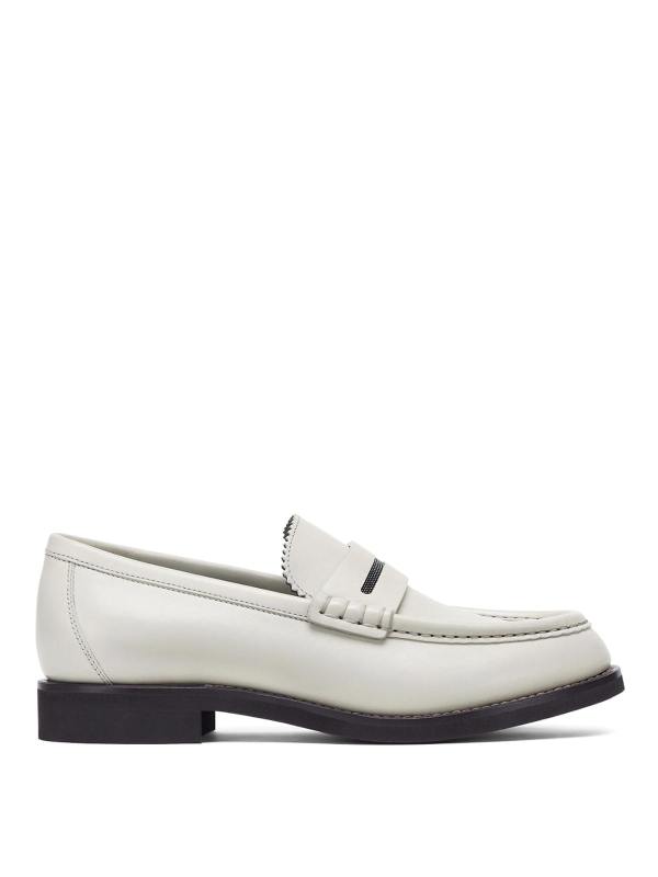 Brunello Cucinelli Mocassins - Blanc
