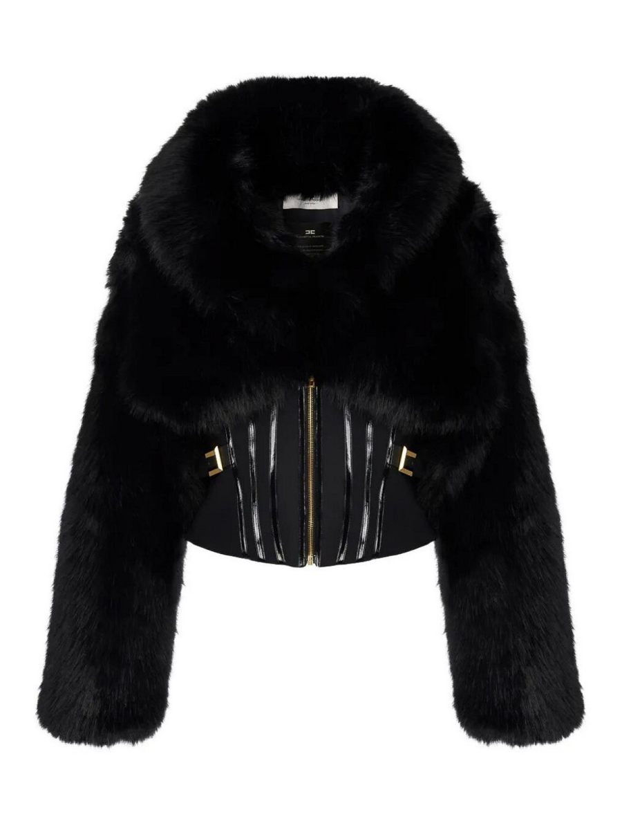 Elisabetta Franchi Veste Casual - Noir