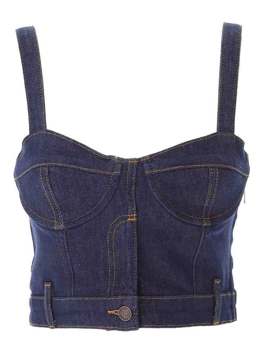 Moschino Jeans Top - Bleu