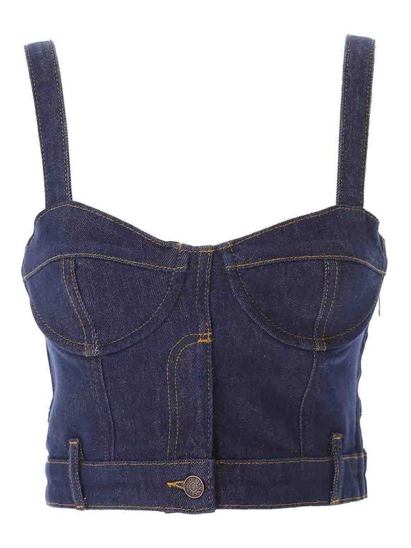 Moschino Jeans Top - Bleu