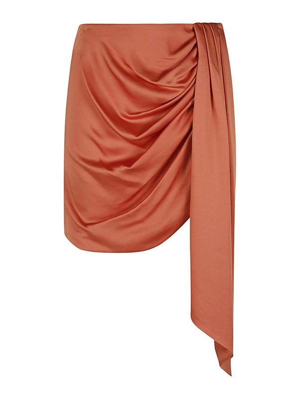 Jonathan Simkhai Jupe Midi - Rouge