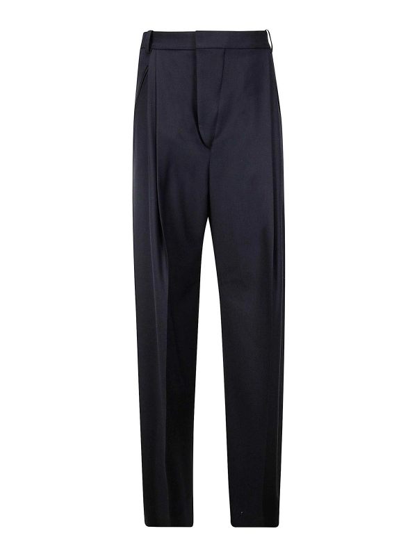 Victoria Beckham Pantalons Décontractés - Bleu