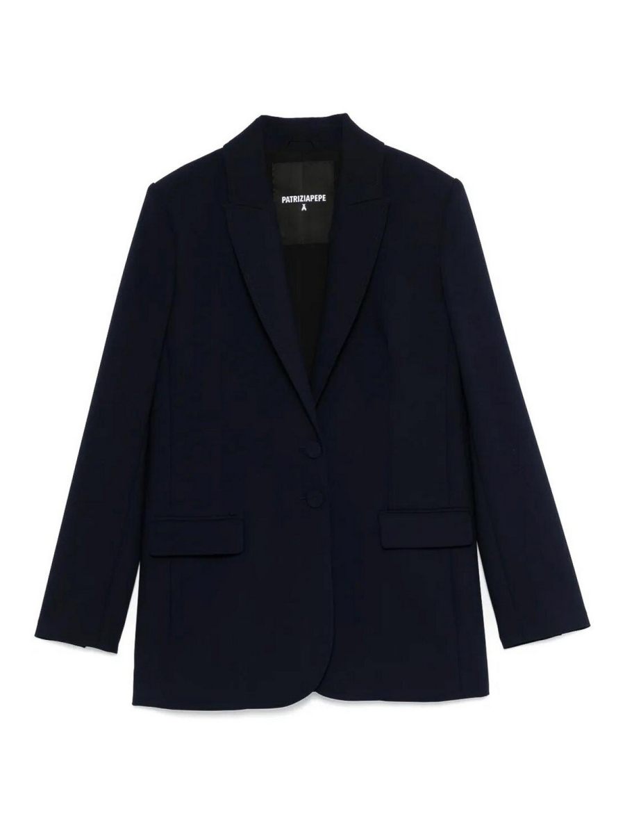 Patrizia Pepe Veste Casual - Bleu Foncé