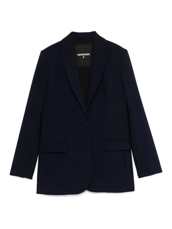 Patrizia Pepe Veste Casual - Bleu Foncé