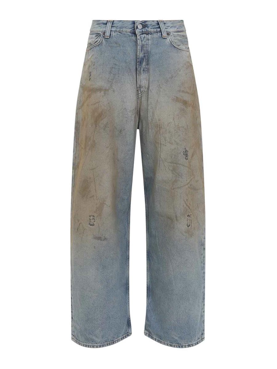 Acne Studios Jean Bootcut - Foncé Délavé