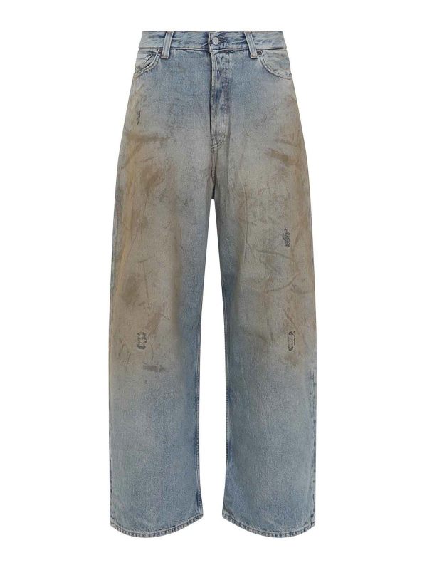 Acne Studios Jean Bootcut - Foncé Délavé