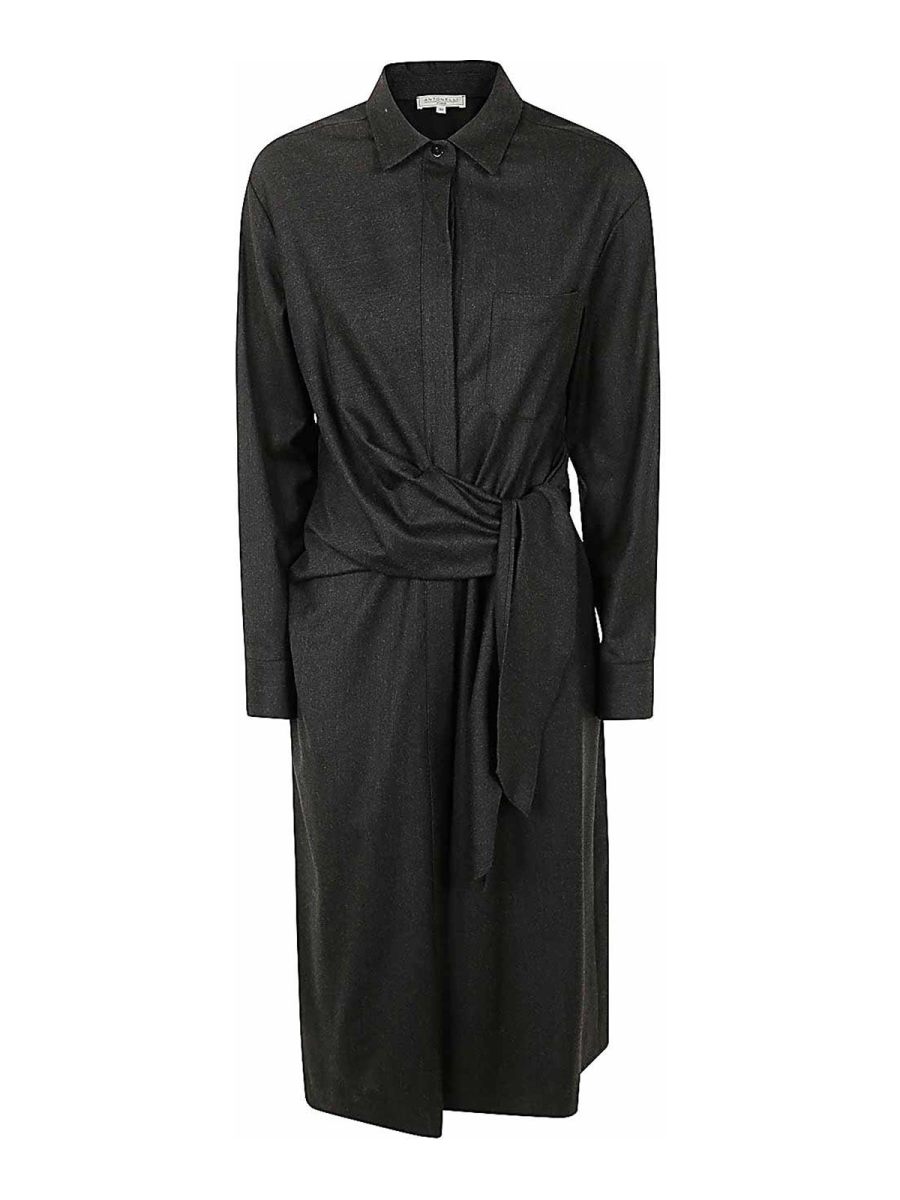Antonelli Firenze Robe Au Genou - Bleu