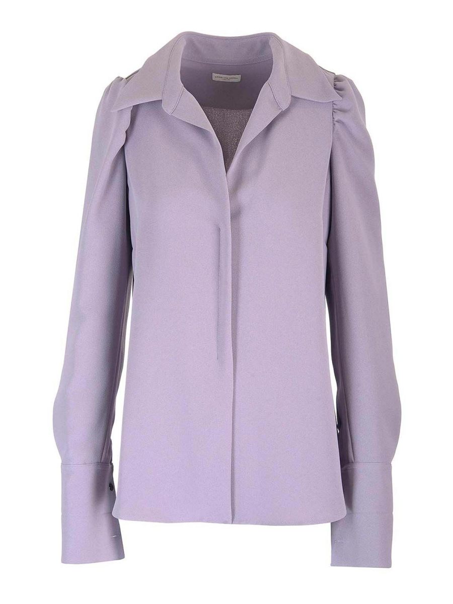 Dries Van Noten Chemise - Violet