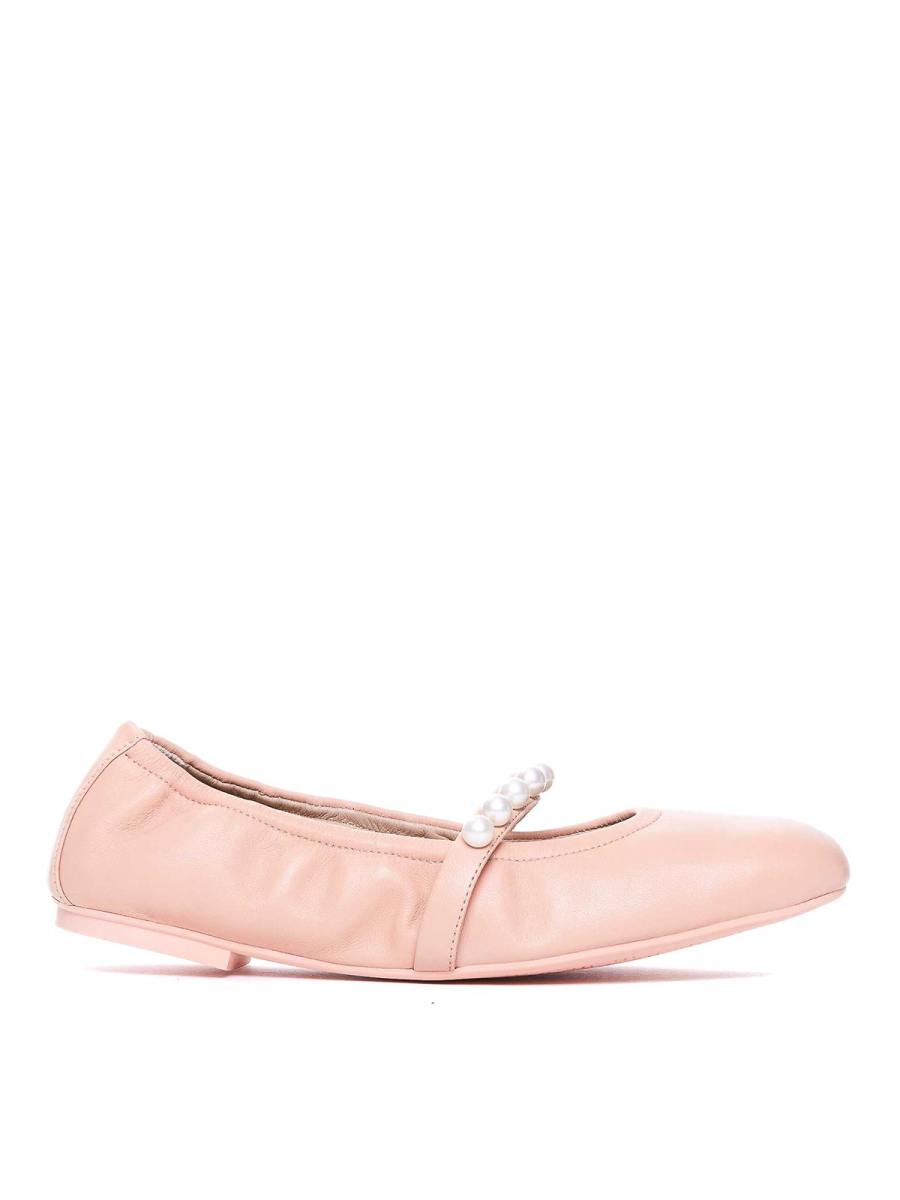 Stuart Weitzman Ballerines - Couleur Chair