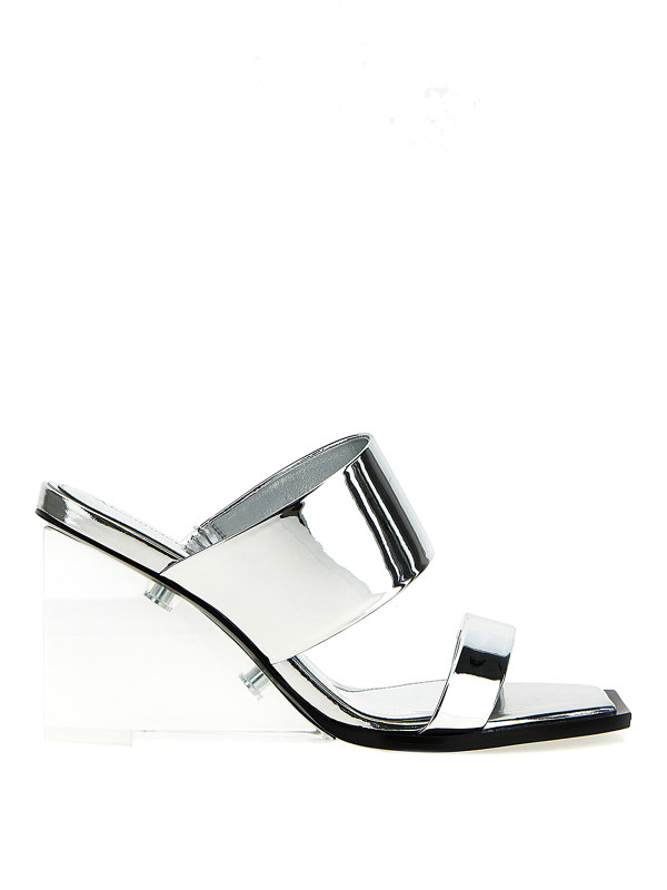Alexander Mcqueen Sandales - Argent
