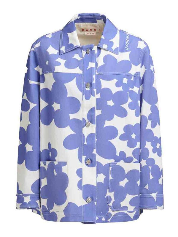 Marni Manteau Au Genou - Violet