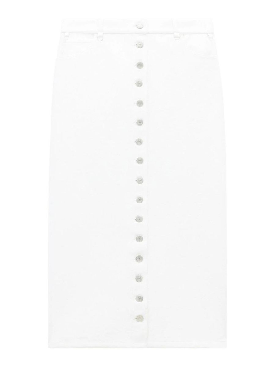 Courreges Jupe Midi - Noir