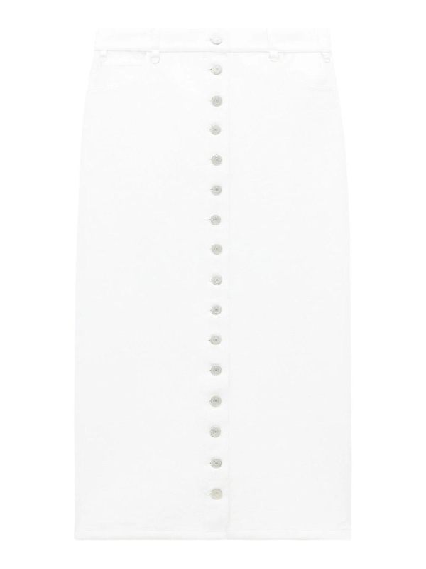 Courreges Jupe Midi - Noir