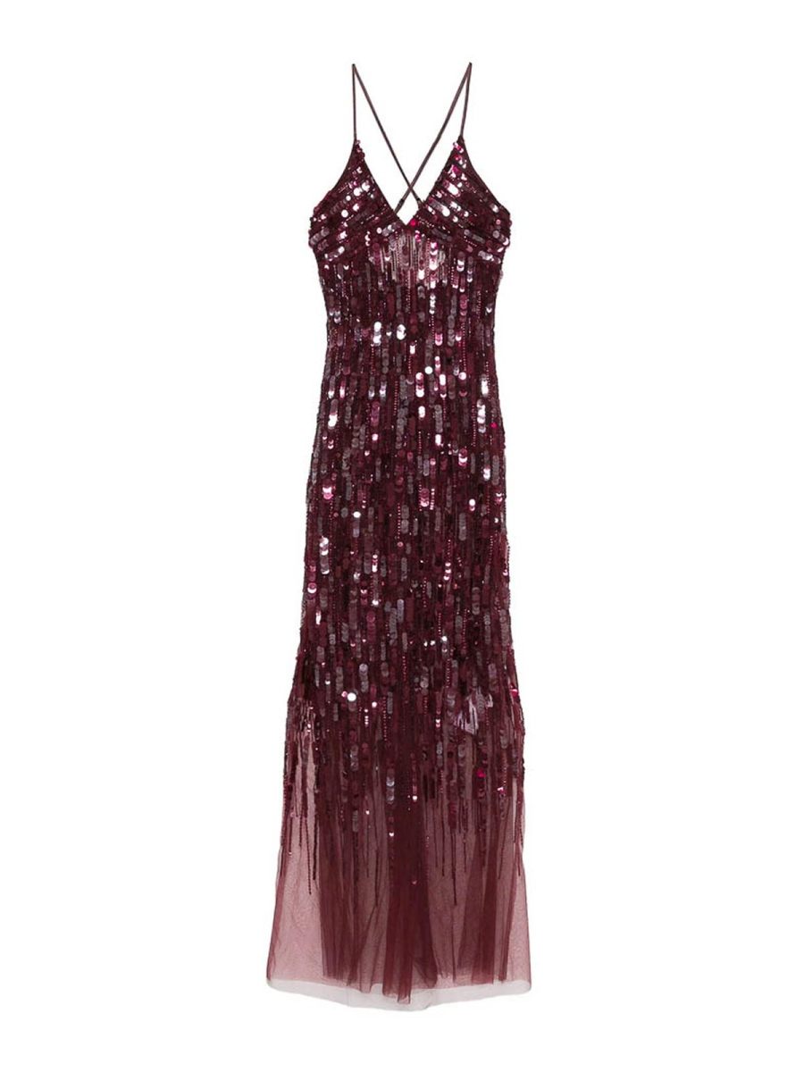 Elisabetta Franchi Robe De Cocktail - Rouge