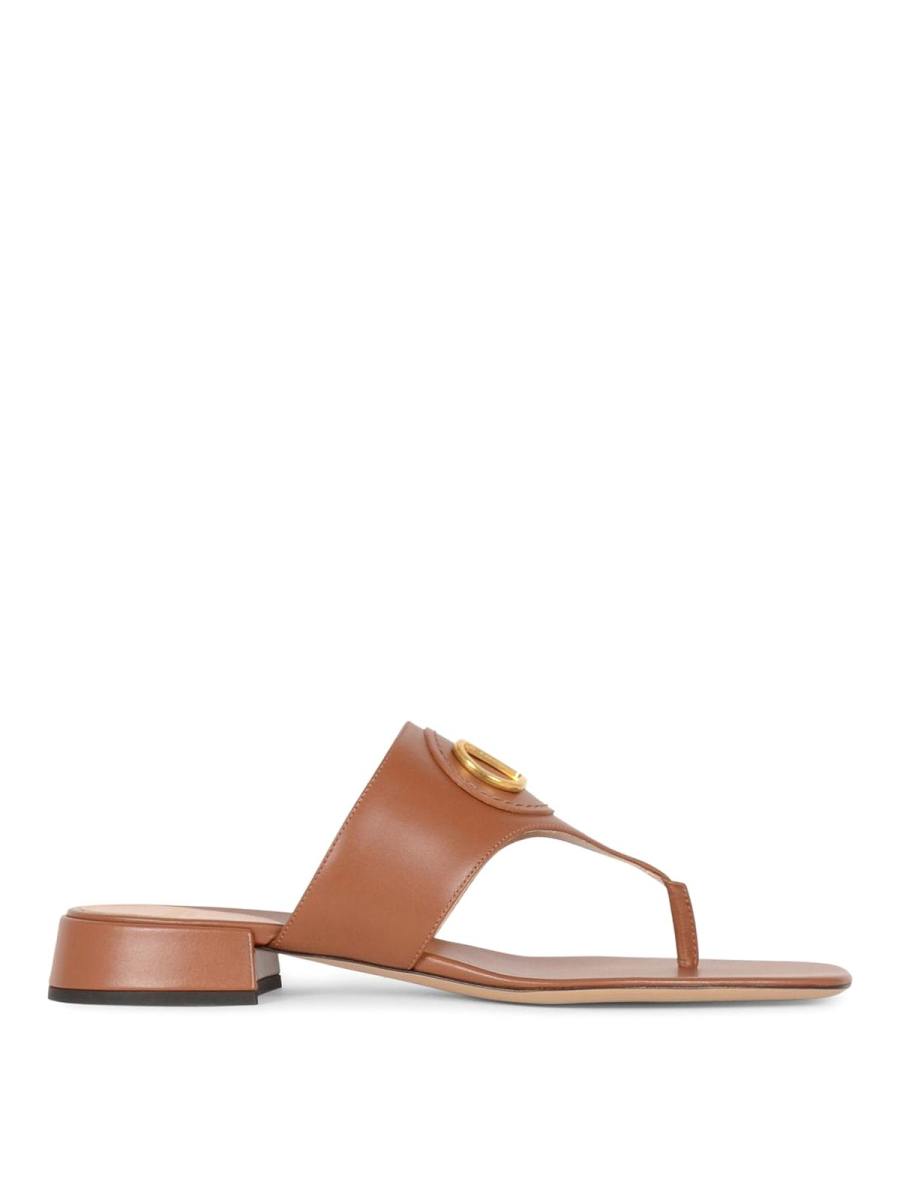 Valentino Garavani Tongs - Marron