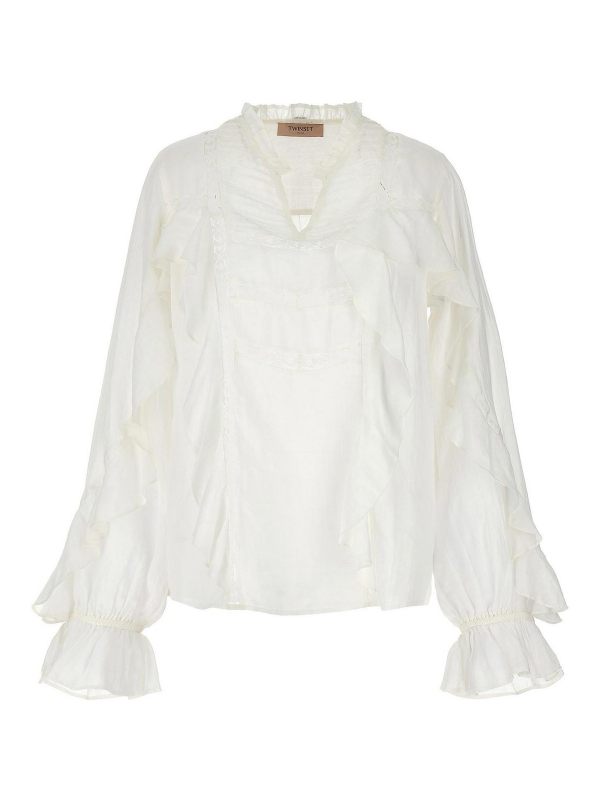 Twinset Blouse - Blanc