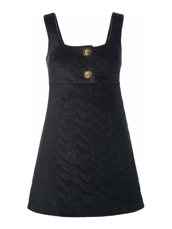 Patou Robe Au Genou - Noir