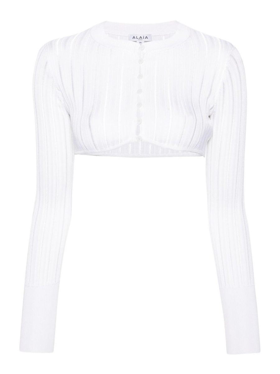 Alaïa Cardigan - Blanc