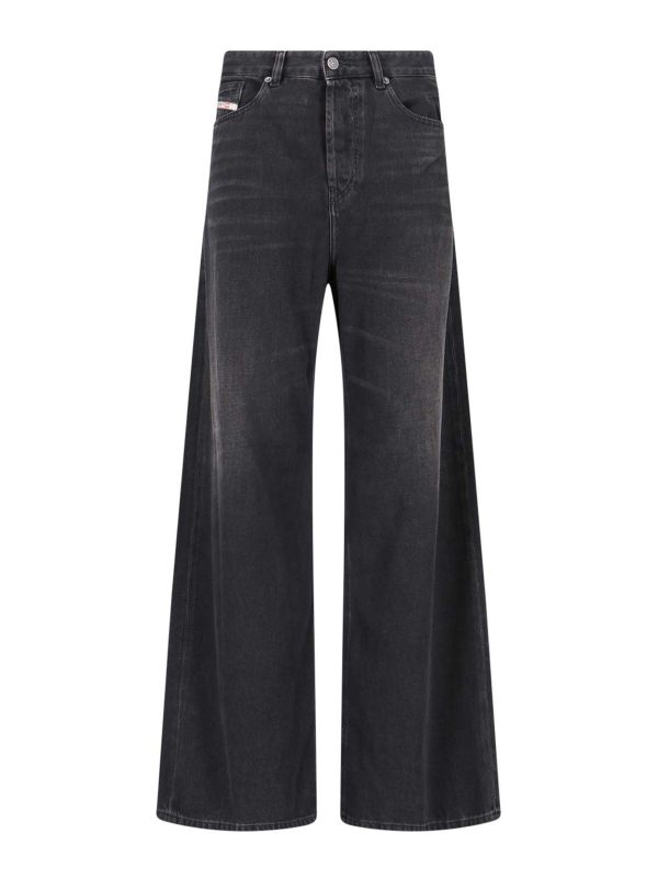 Diesel Jean Droit - Noir