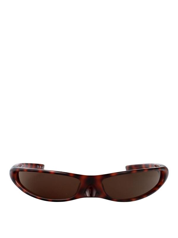 Balenciaga Lunettes De Soleil - Marron