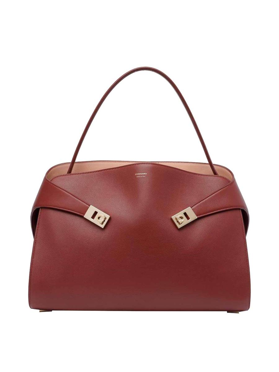 Salvatore Ferragamo Sac Porté Épaule - Roug