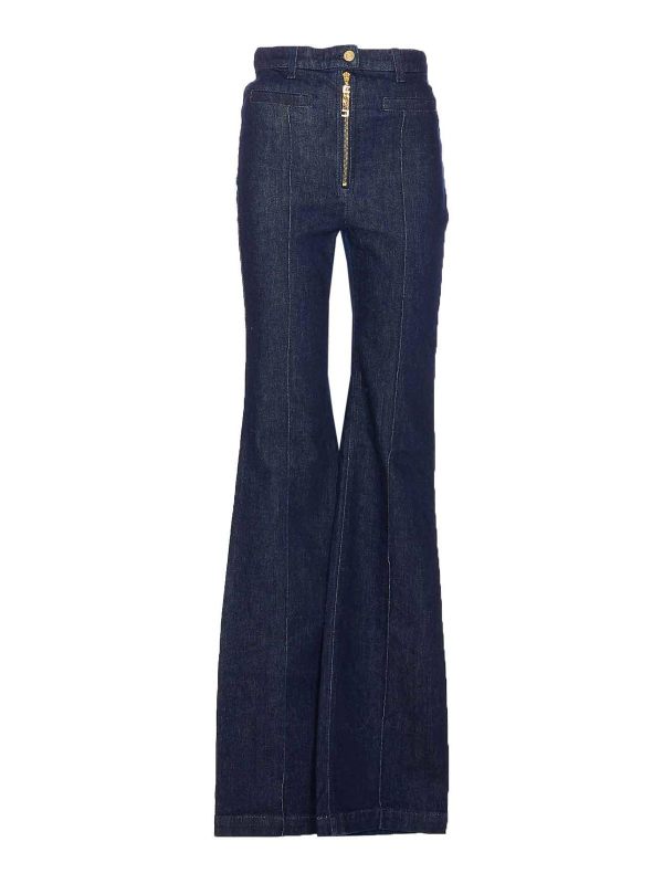 Elisabetta Franchi Jean Bootcut - Bleu