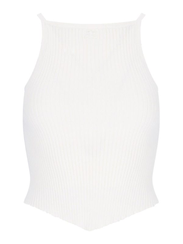 Courreges Top - Blanc