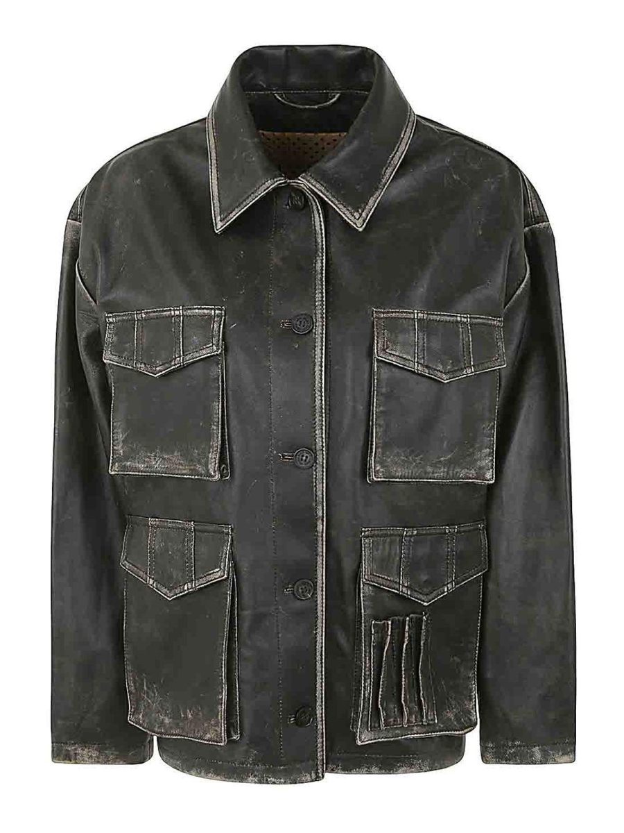 Golden Goose Veste Casual - Marron
