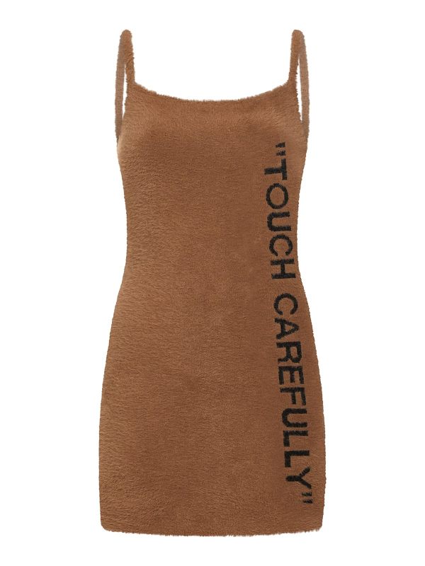 Off-White Robe Courte - Camel