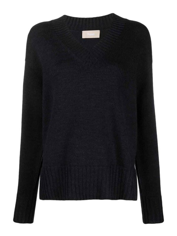Drumohr Pull À Col V - Gris