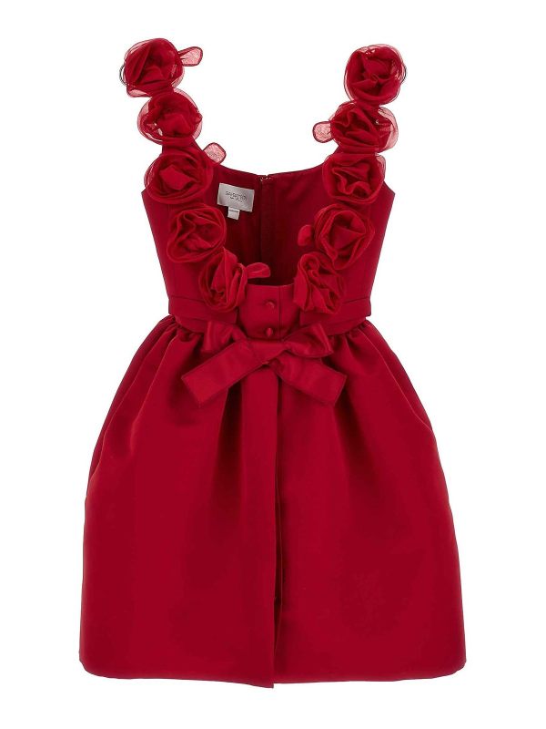 Giambattista Valli Robe Au Genou - Rouge
