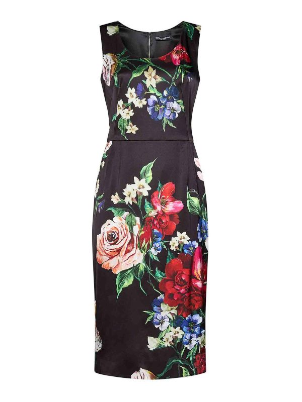 Dolce & Gabbana Robe Au Genou - Noir