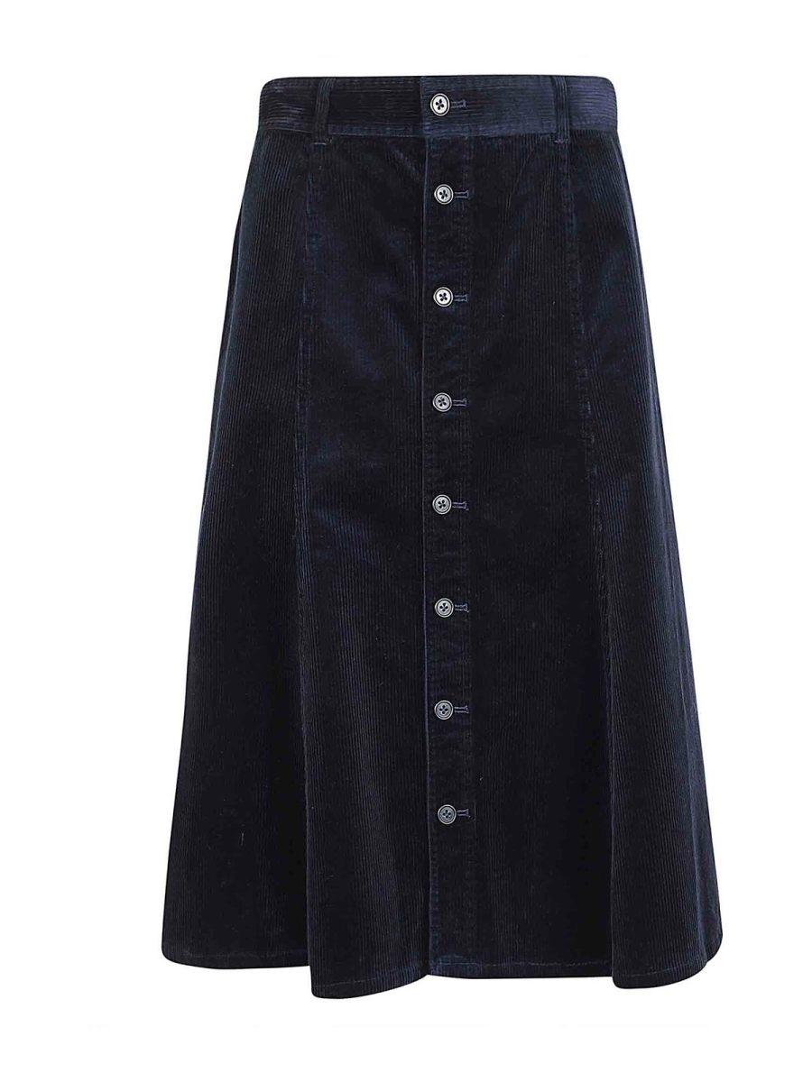 Polo Ralph Lauren Jupe Midi - Bleu Foncé