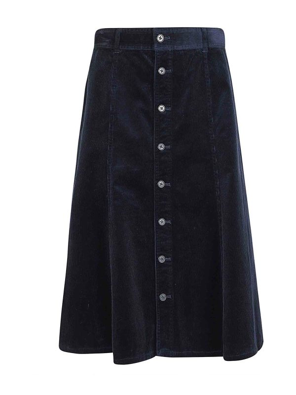 Polo Ralph Lauren Jupe Midi - Bleu Foncé
