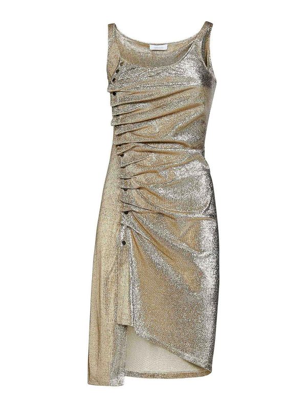 Rabanne Robe Courte - Or