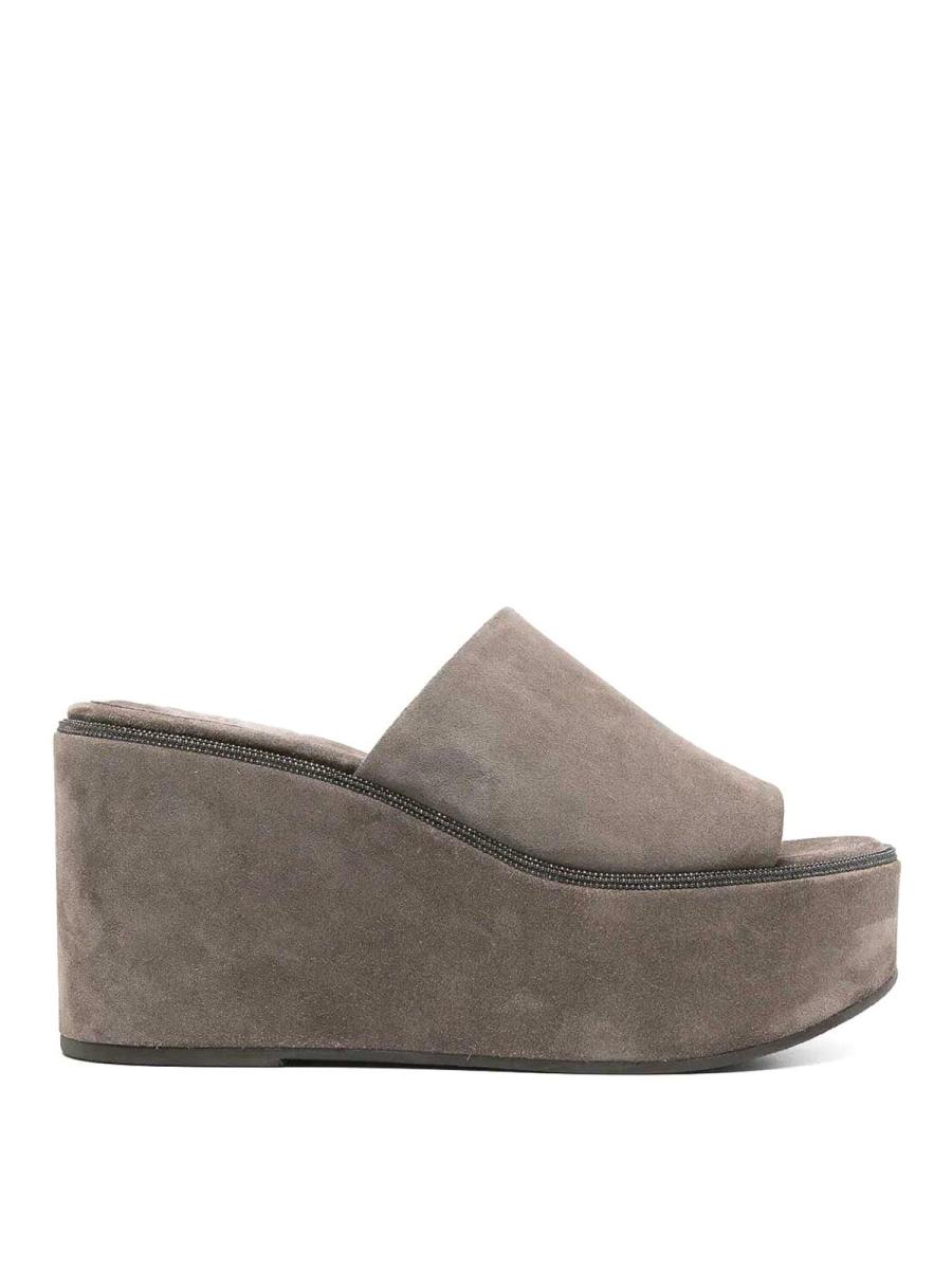 Brunello Cucinelli Mules - Marron