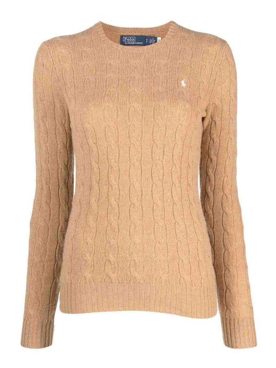 Polo Ralph Lauren Pull Col Rond - Marron