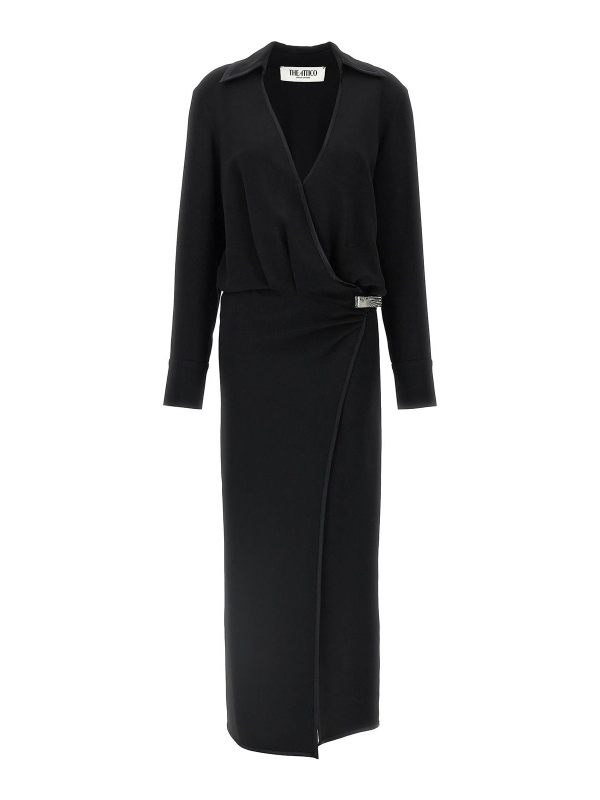 The Attico Robe Au Genou - Noir