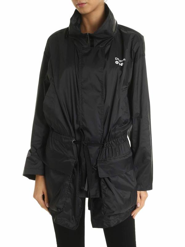 Dkny Manteau Au Genou - Noir