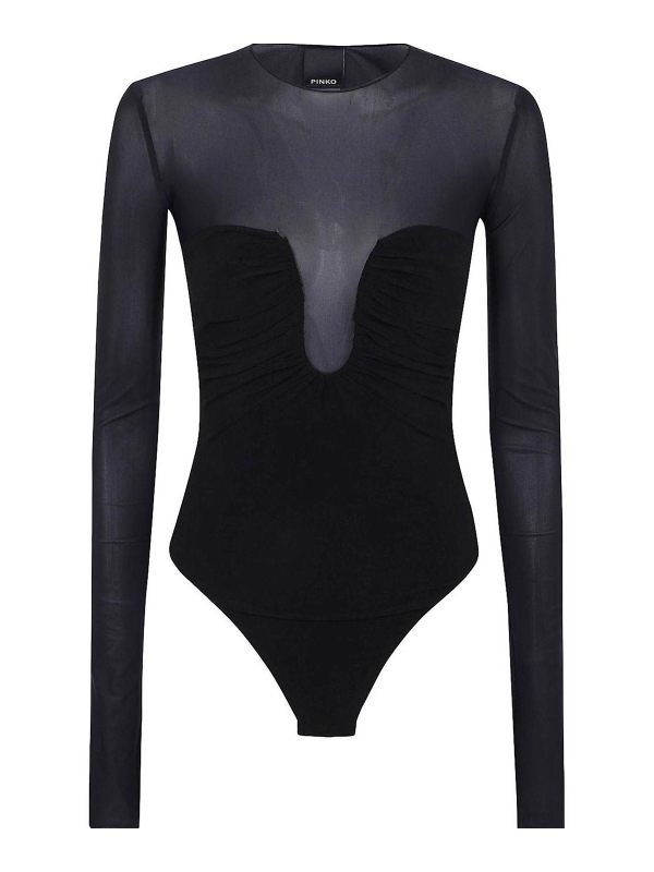 Pinko Pull Col Rond - Noir
