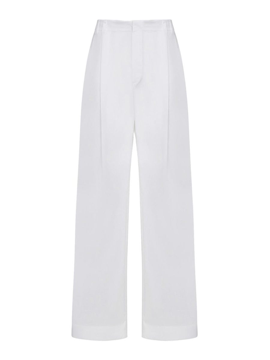 Brunello Cucinelli Pantalons Décontractés - Blanc