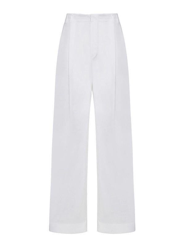 Brunello Cucinelli Pantalons Décontractés - Blanc