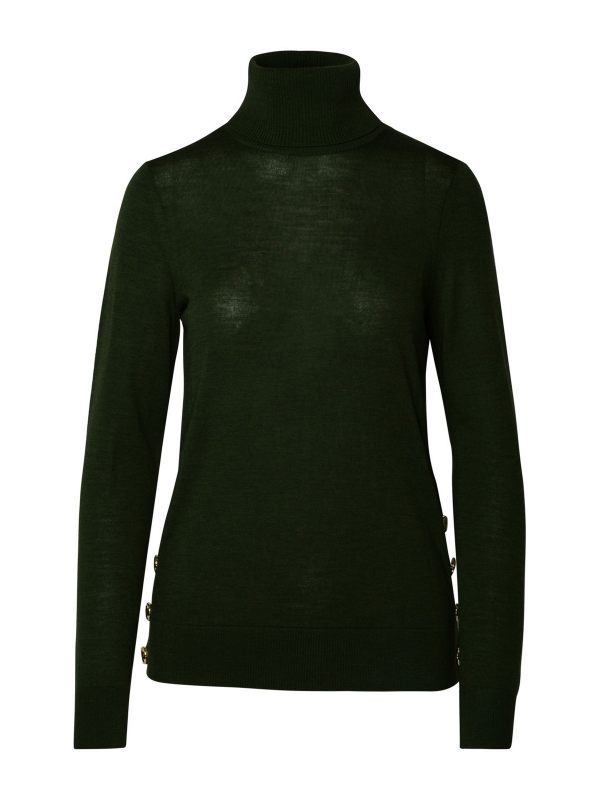 Michael Kors Pull Col Roulé - Vert