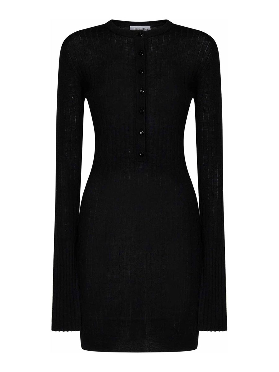 The Attico Robe Courte - Noir