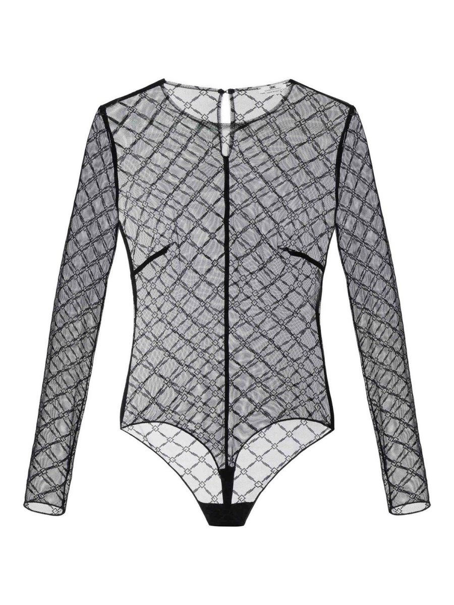 Elisabetta Franchi Top - Noir