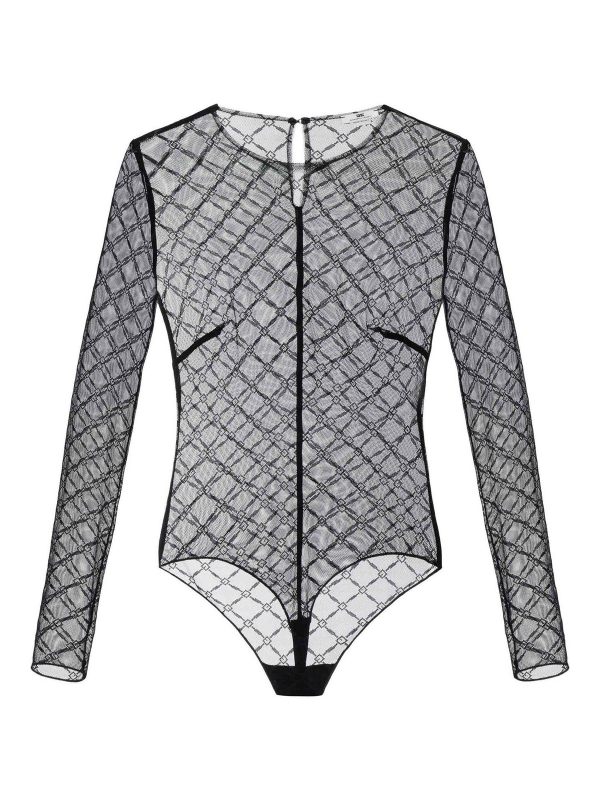 Elisabetta Franchi Top - Noir